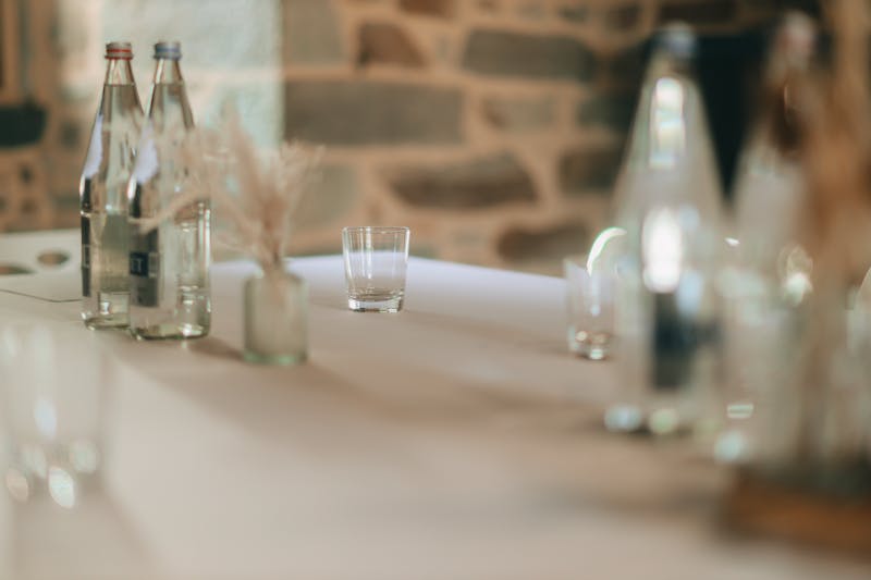 Italian sparkling water bottle